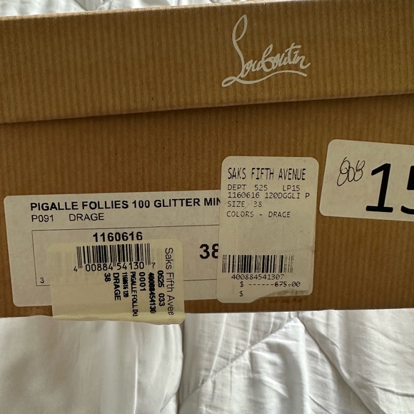 Christian Louboutin Pigalle Follies glitter heels - Picture 2 of 8